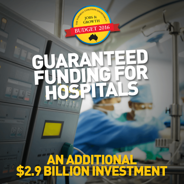Funding for hospitals