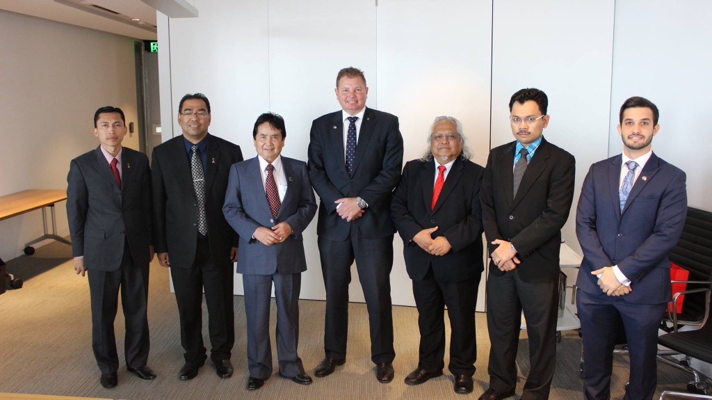 Malaysian Government Minister and delegation with Assistant Minister The Hon. Craig Laundy MP