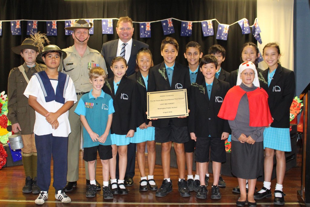 Newington Public School #39 s ANZAC Day Assembly CraigLaundy Newington Public School #39 s ANZAC Day Assembly CraigLaundy